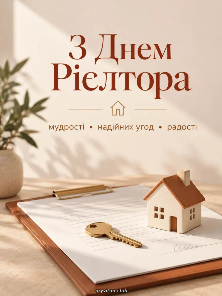 З Днем рієлтора та фінансового благополуччя