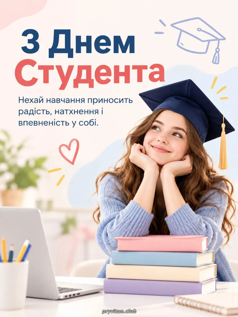 З Днем студента та успішного навчання