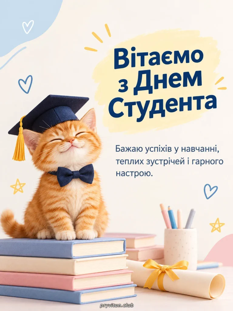 З Днем студента та здійснення мрій
