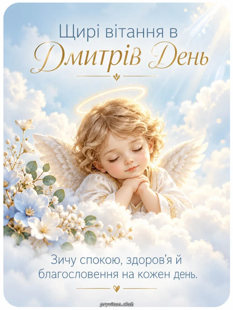 З Днем святого великомученика Димитрія
