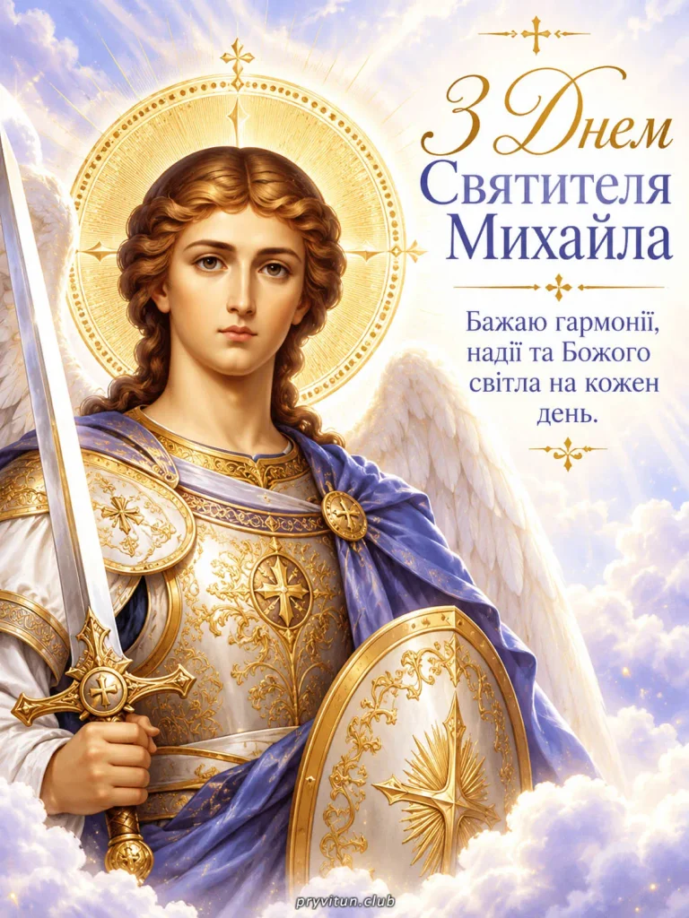 З Днем святителя Михаїла та мирного неба
