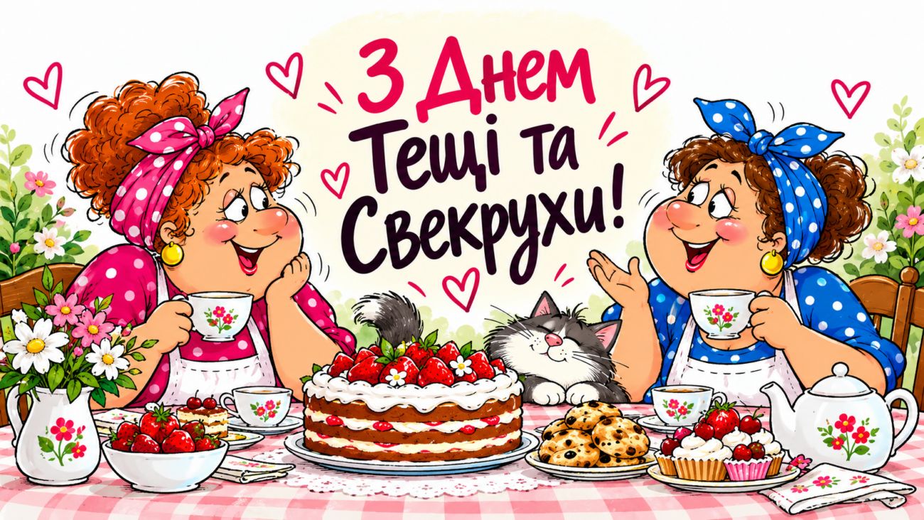 З Днем Тещі та Секрухи прикольні картинки та привітання з гумором