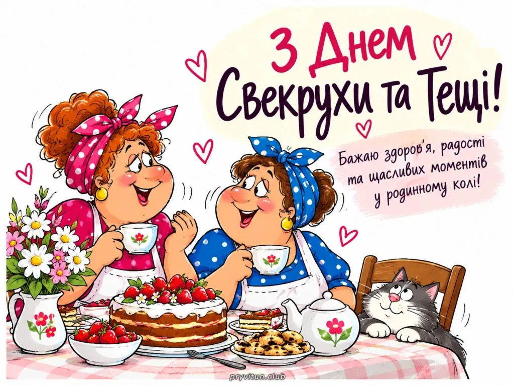 З Днем тещі та свекрухи, здоров'я і щастя