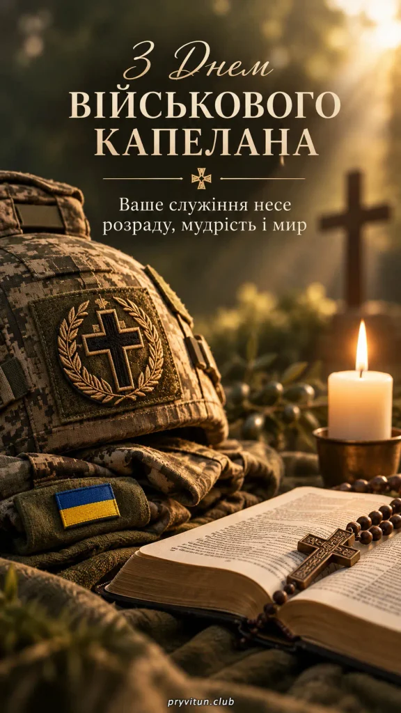 З Днем військового капелана та мирного неба