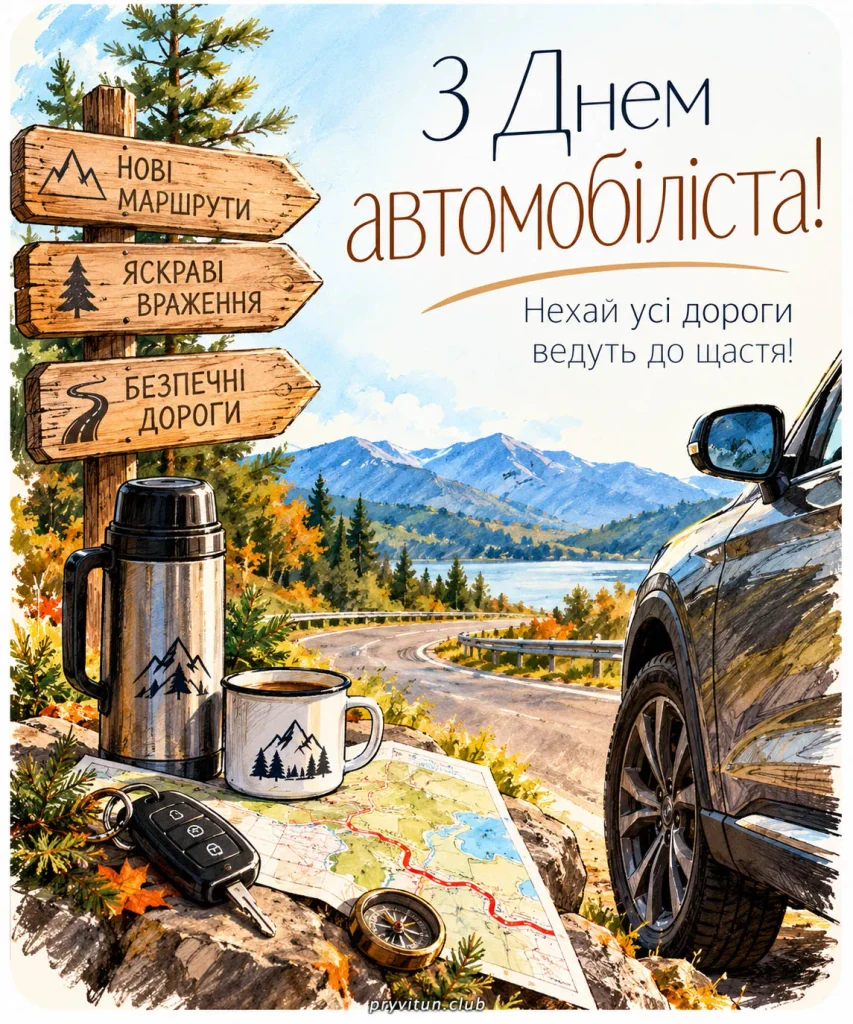 З Днем водія та автомобіліста