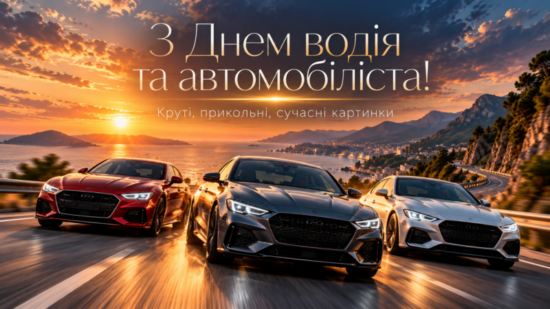 З Днем водія та автомобіліста: круті, прикольні, сучасні картинки та фото машин