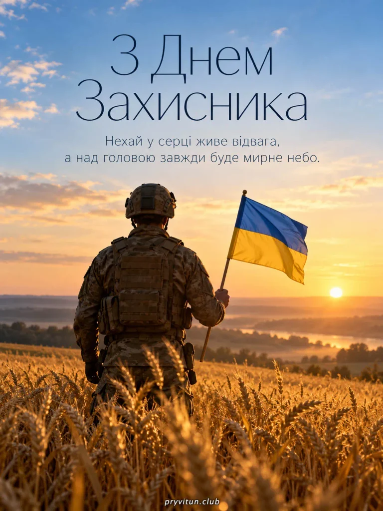 З Днем захисника, наша сила і гордість