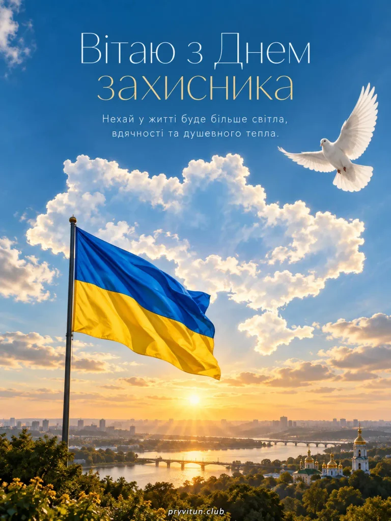 З Днем захисника та якнайшвидшої перемоги