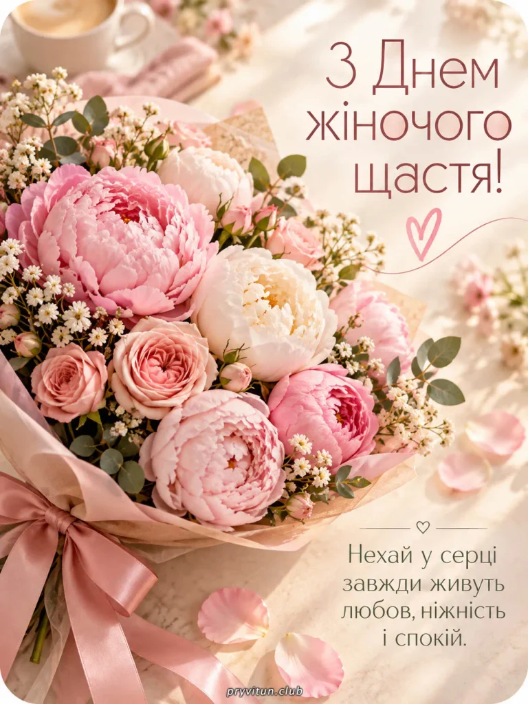 З Днем жіночого щастя та безмежної любові