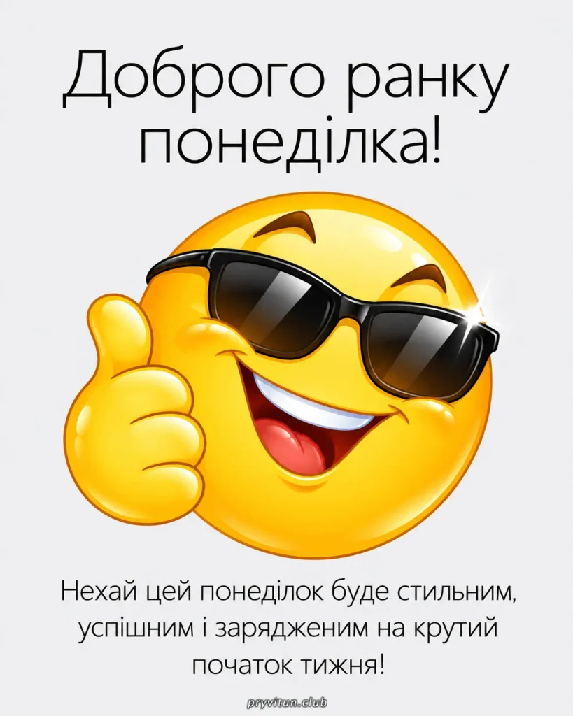 З добрим ранком і чудового понеділка