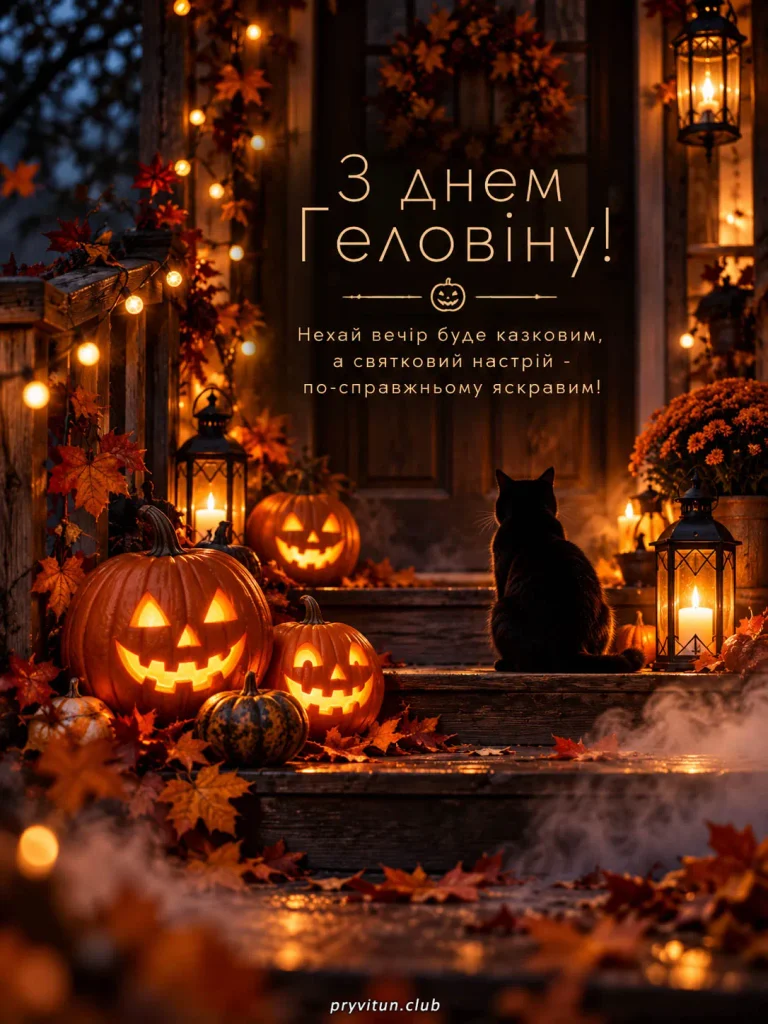 З Геловіном, солодощів або капостей