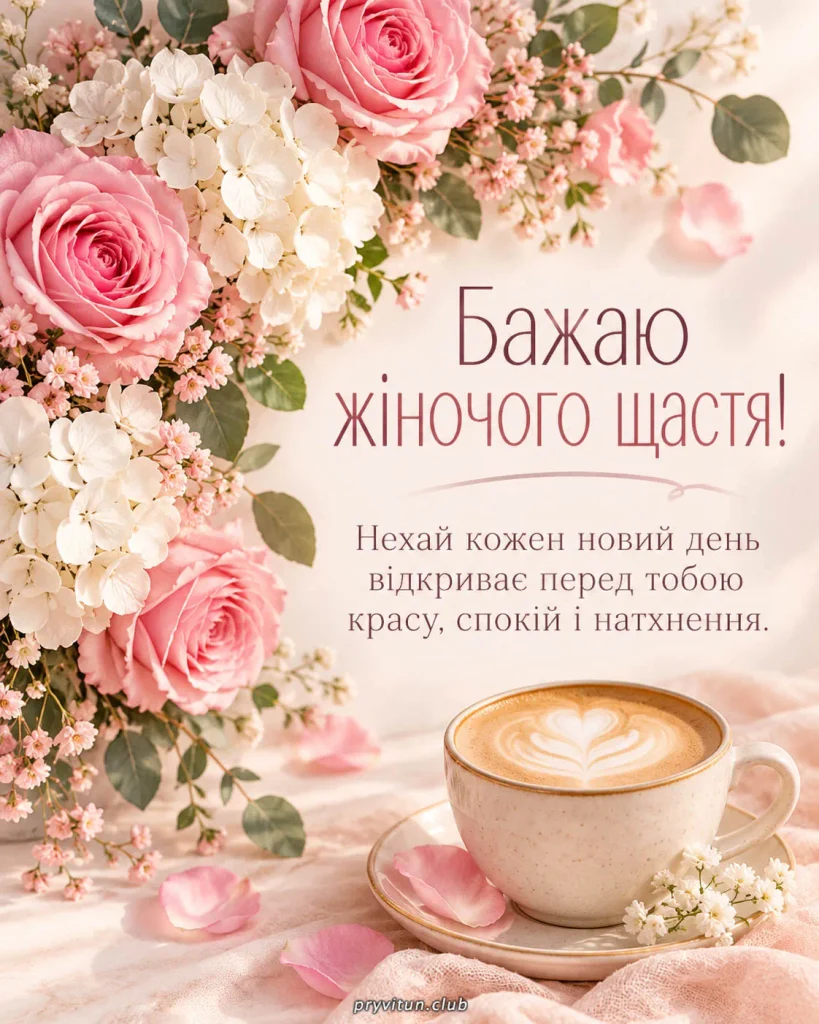 З Міжнародним днем жіночого щастя та миру