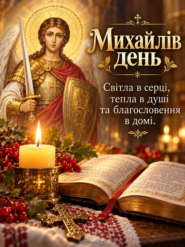 З Михайловим днем та міцного здоров'я