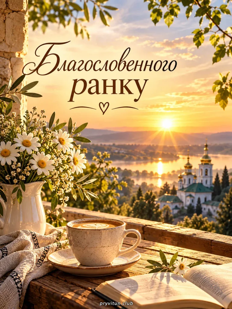 З новим днем та щедрих Божих благословень