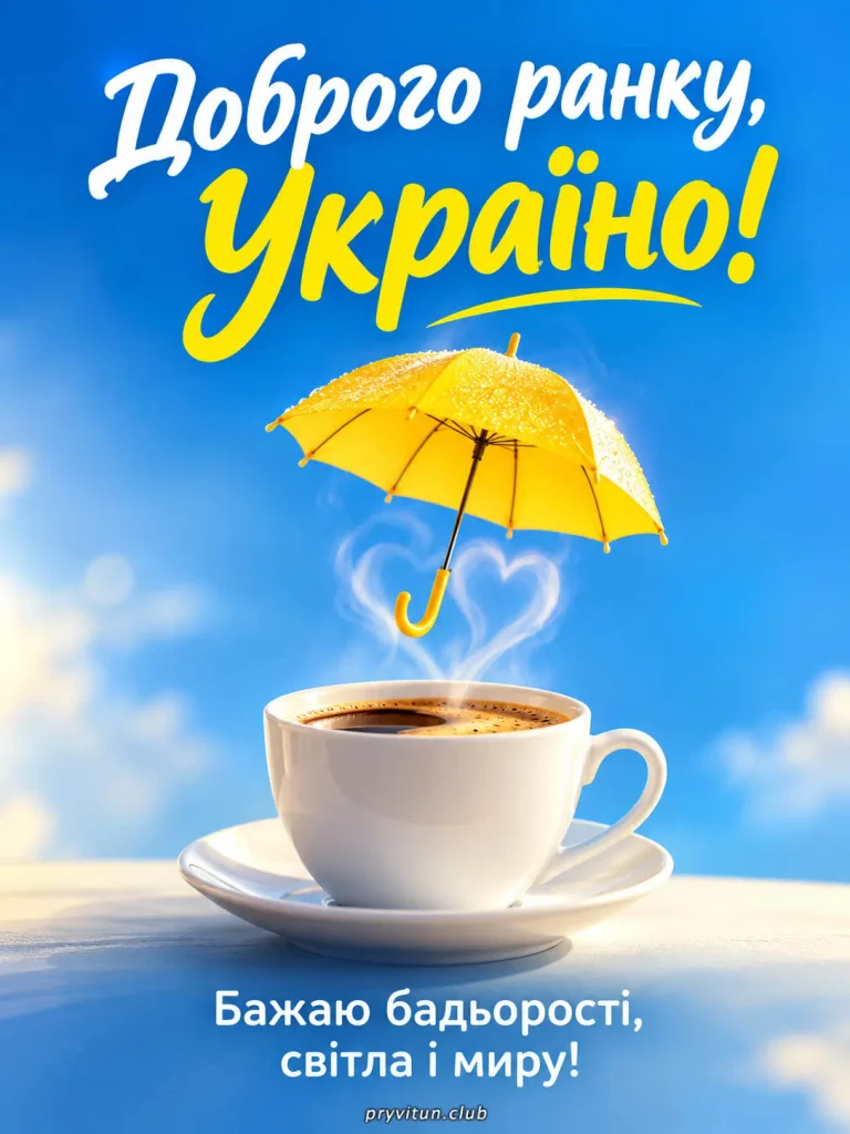 З новим днем та вірою в перемогу