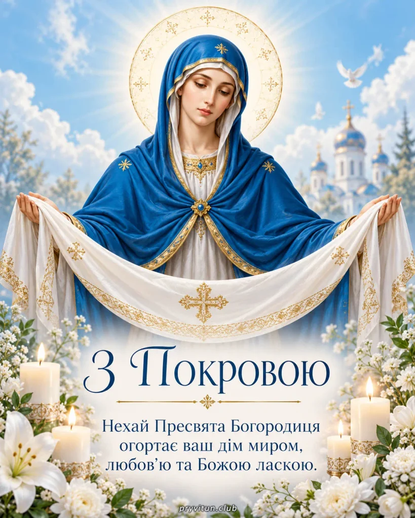 З Покровою Пресвятої Богородиці