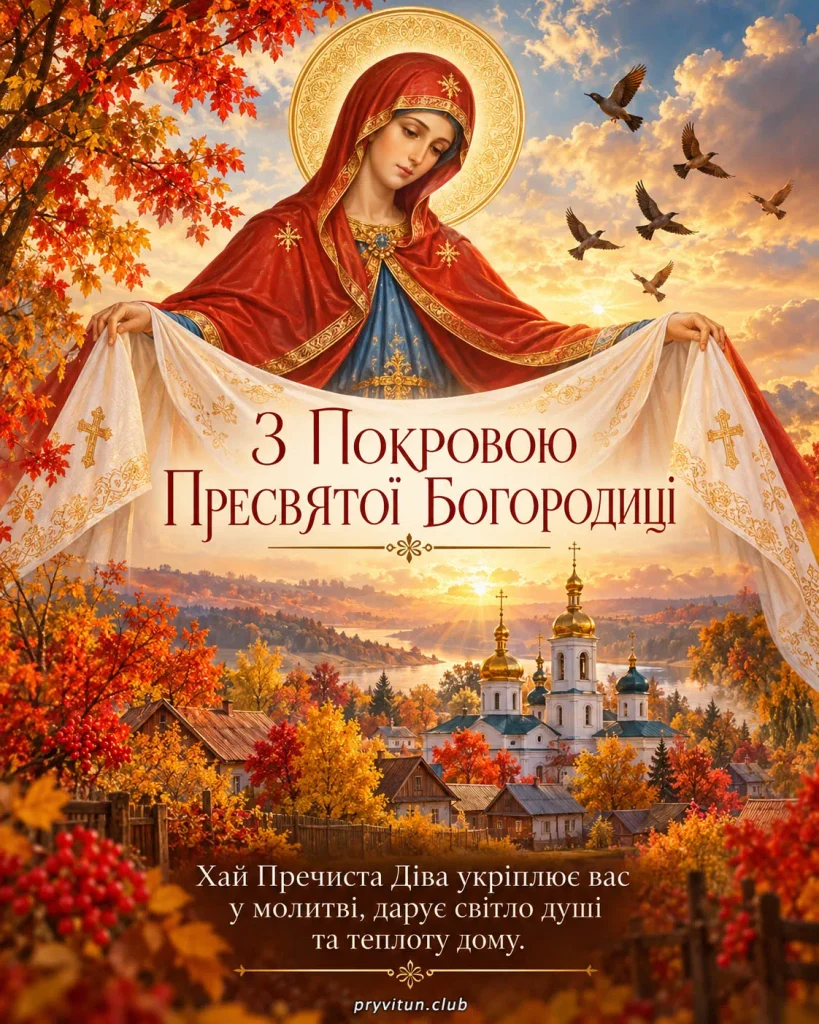 З Покровою та Божого благословення