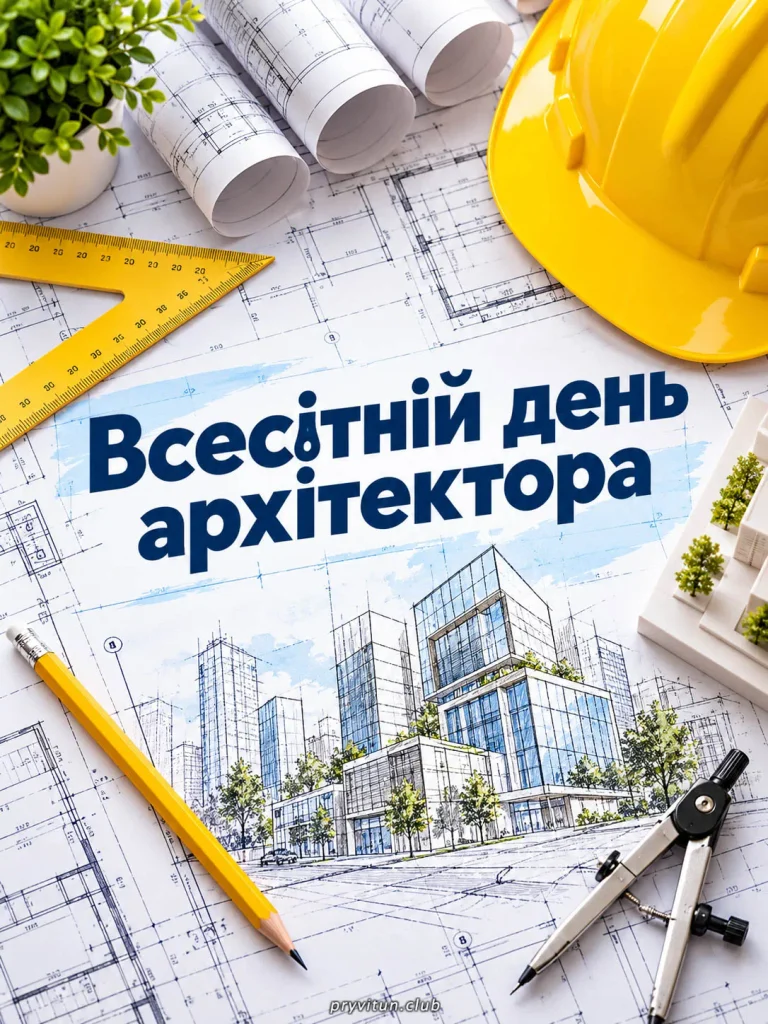 З професійним святом, архітекторе