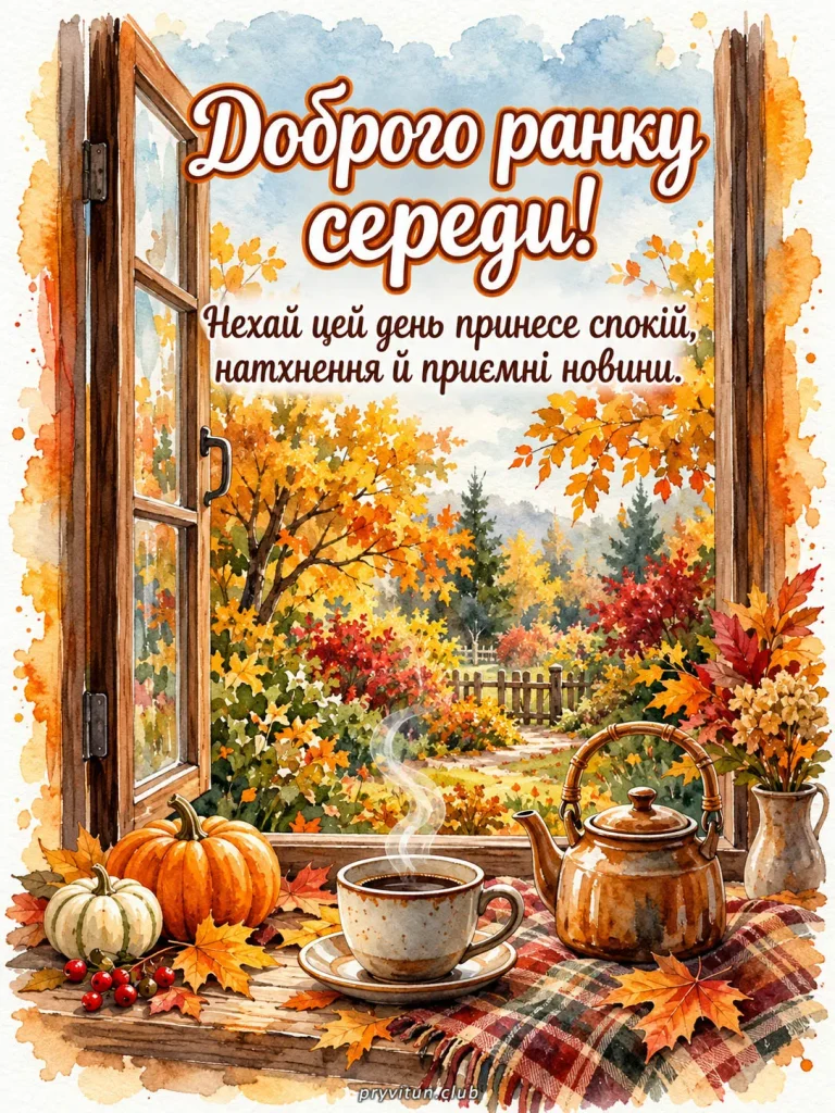 Затишної середи з ароматною кавою