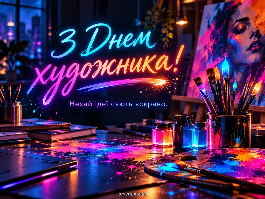 Зі святом чарівників кольору та світла