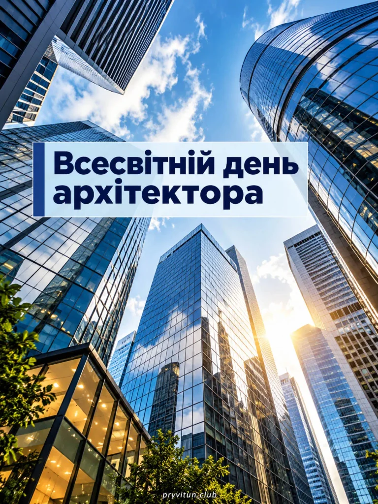 Зі святом майстрів архітектури