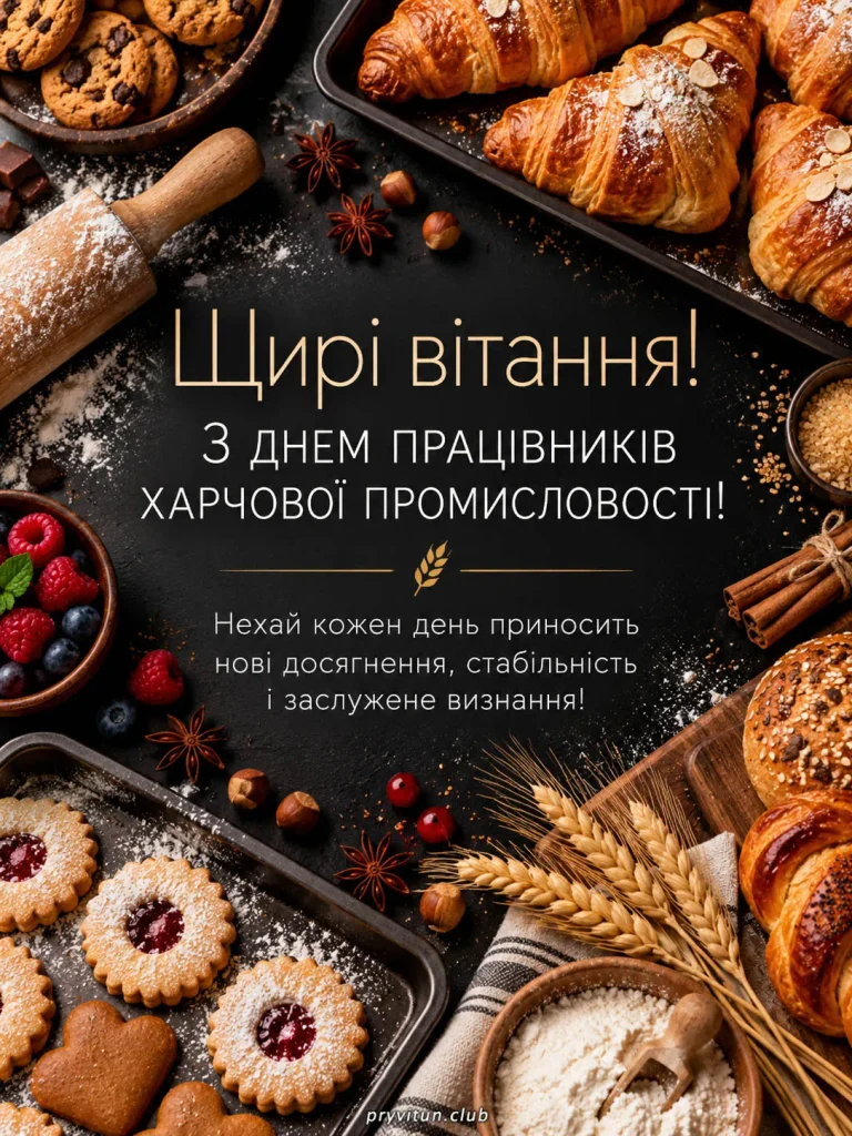 Зі святом майстрів смачної та якісної продукції