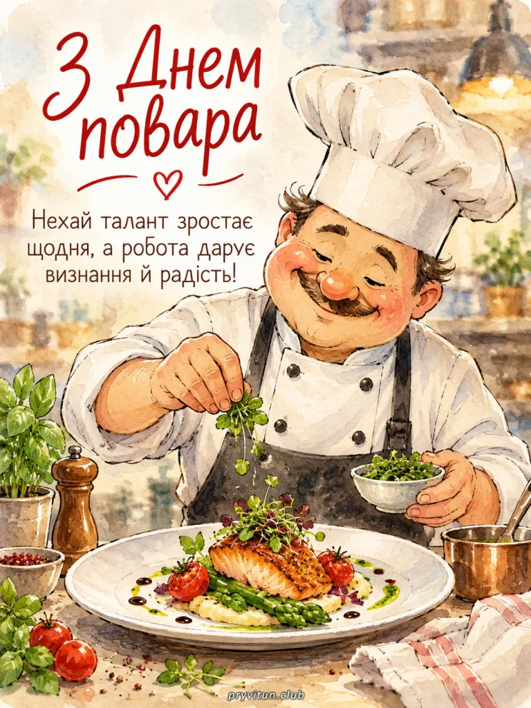 Зі святом талановитих кухарів та кулінарів