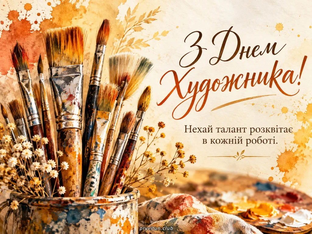 Зі святом талановитих митців України