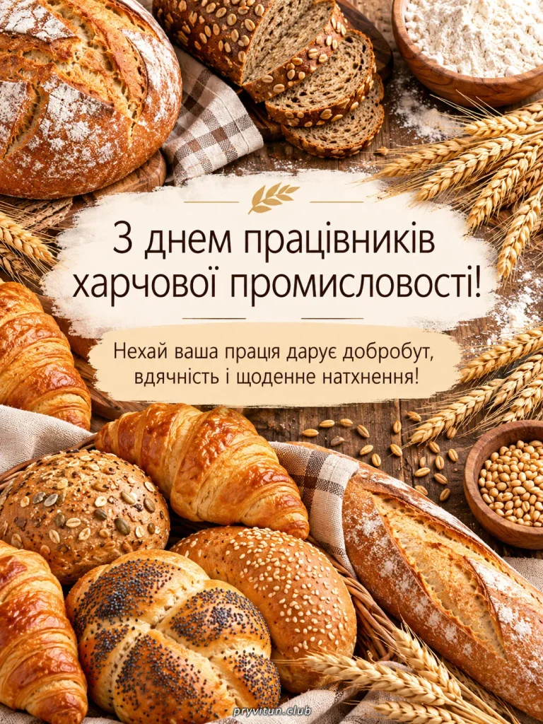 Зі святом тих, хто дарує людям смак і якість