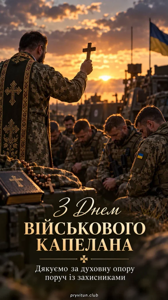 Зі святом тих, хто несе Боже слово захисникам