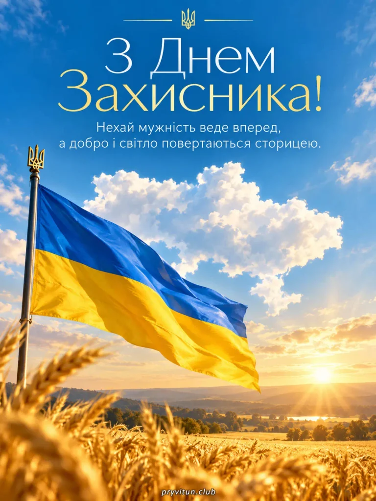Зі святом відважних синів України
